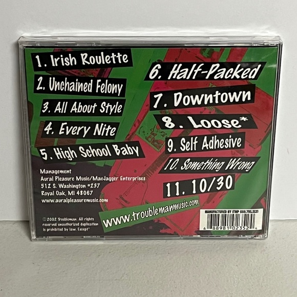 Vintage 2002 Troubleman Music CD New Sealed - Picture 2 of 6